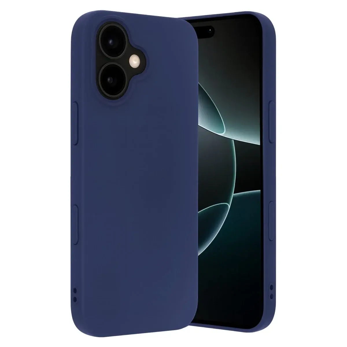 İphone 17 Nano İçi Kadife Silikon - Lacivert