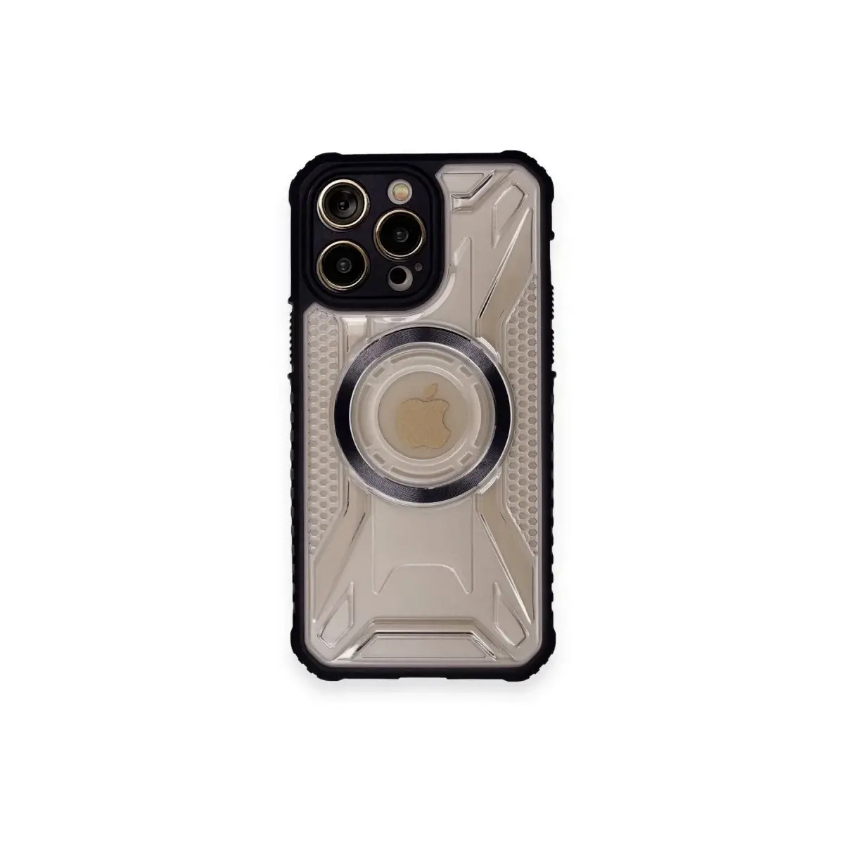 İphone 12 Pro Max Kılıf Prag Magneticsafe Kapak - Siyah