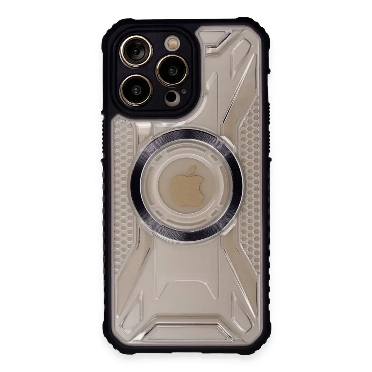 İphone 14 Pro Kılıf Prag Magneticsafe Kapak - Siyah