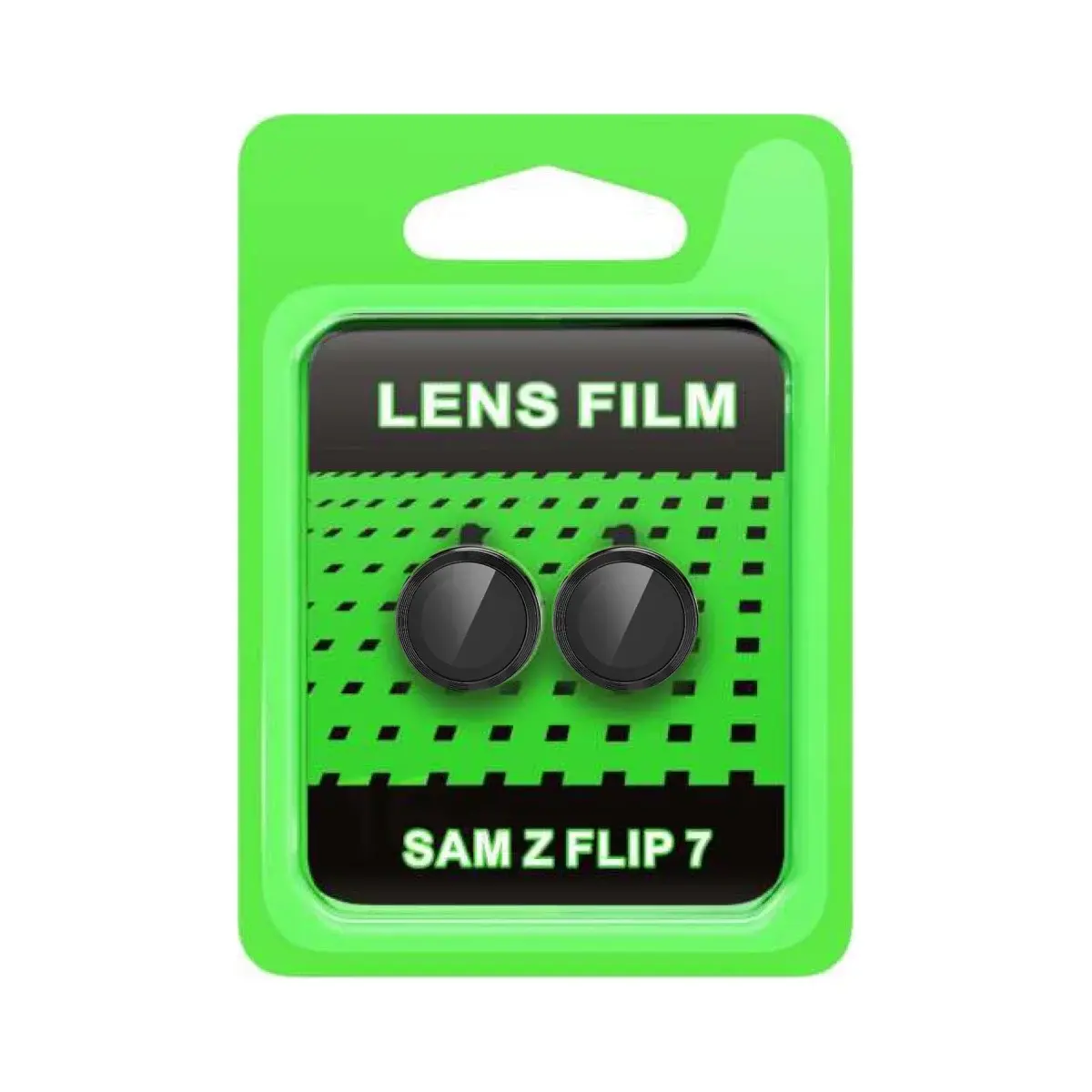 Samsung Galaxy Z Flip 7 Raze Metal Kamera Lens - Siyah