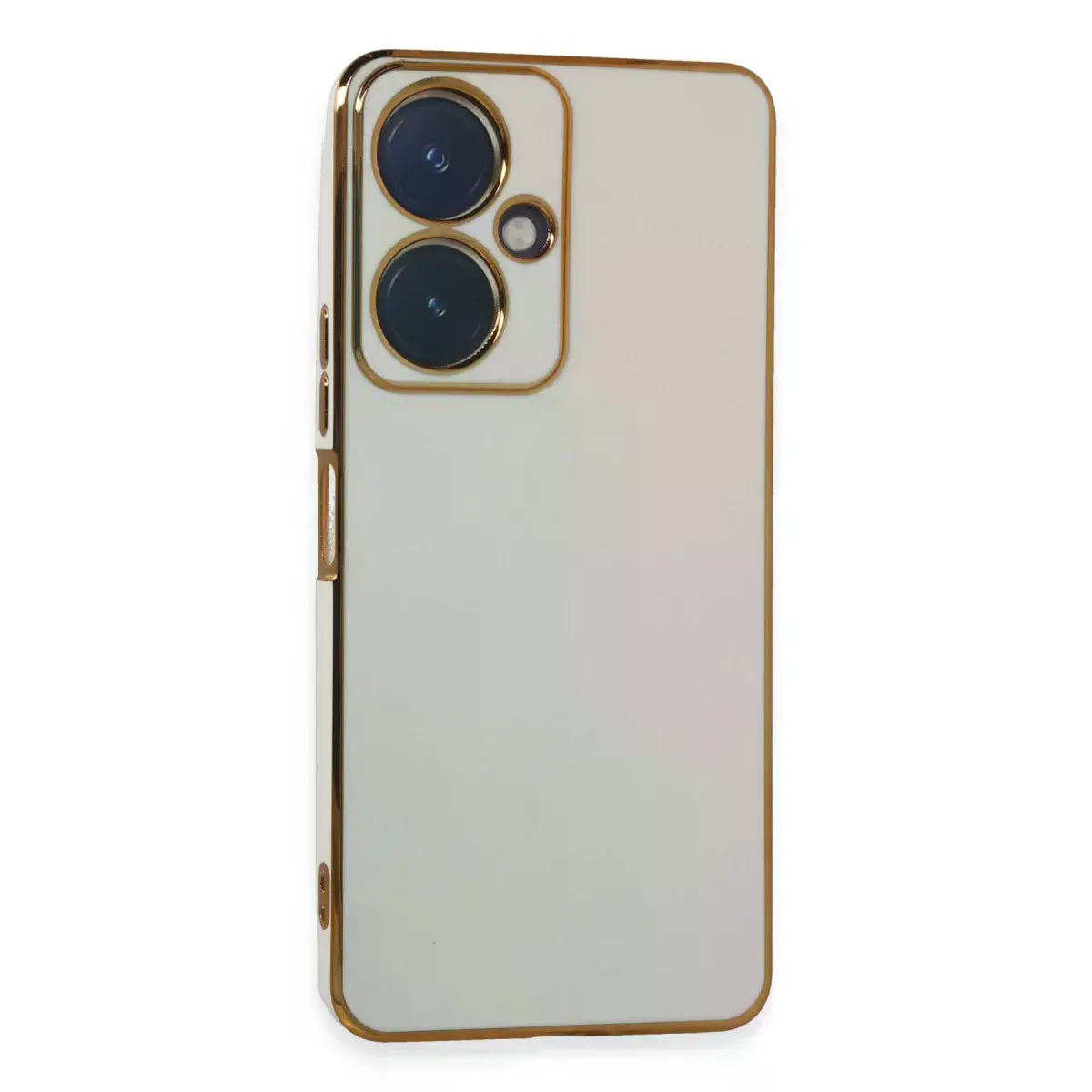 Vivo Y27 Kılıf Volet Silikon - Beyaz
