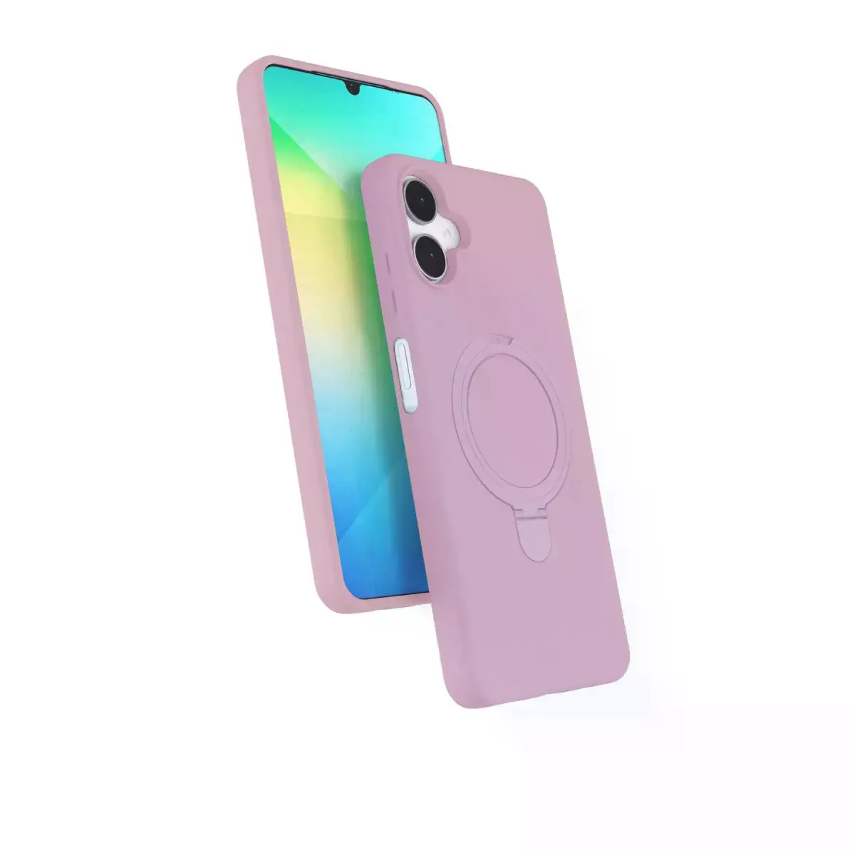 Samsung Galaxy A06 Regal Magsafe Standlı Kapak - Açık Pembe