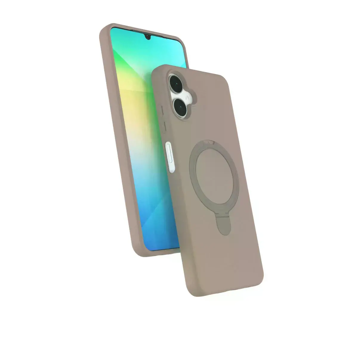 Samsung Galaxy A06 Regal Magsafe Standlı Kapak - Çöl Titanyum