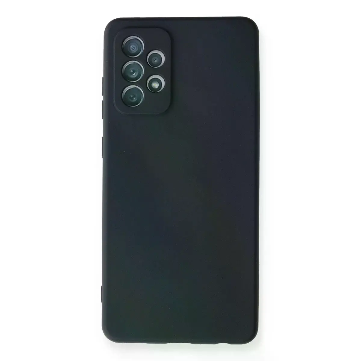 Samsung Galaxy A72 Kılıf Nano İçi Kadife Silikon - Lacivert