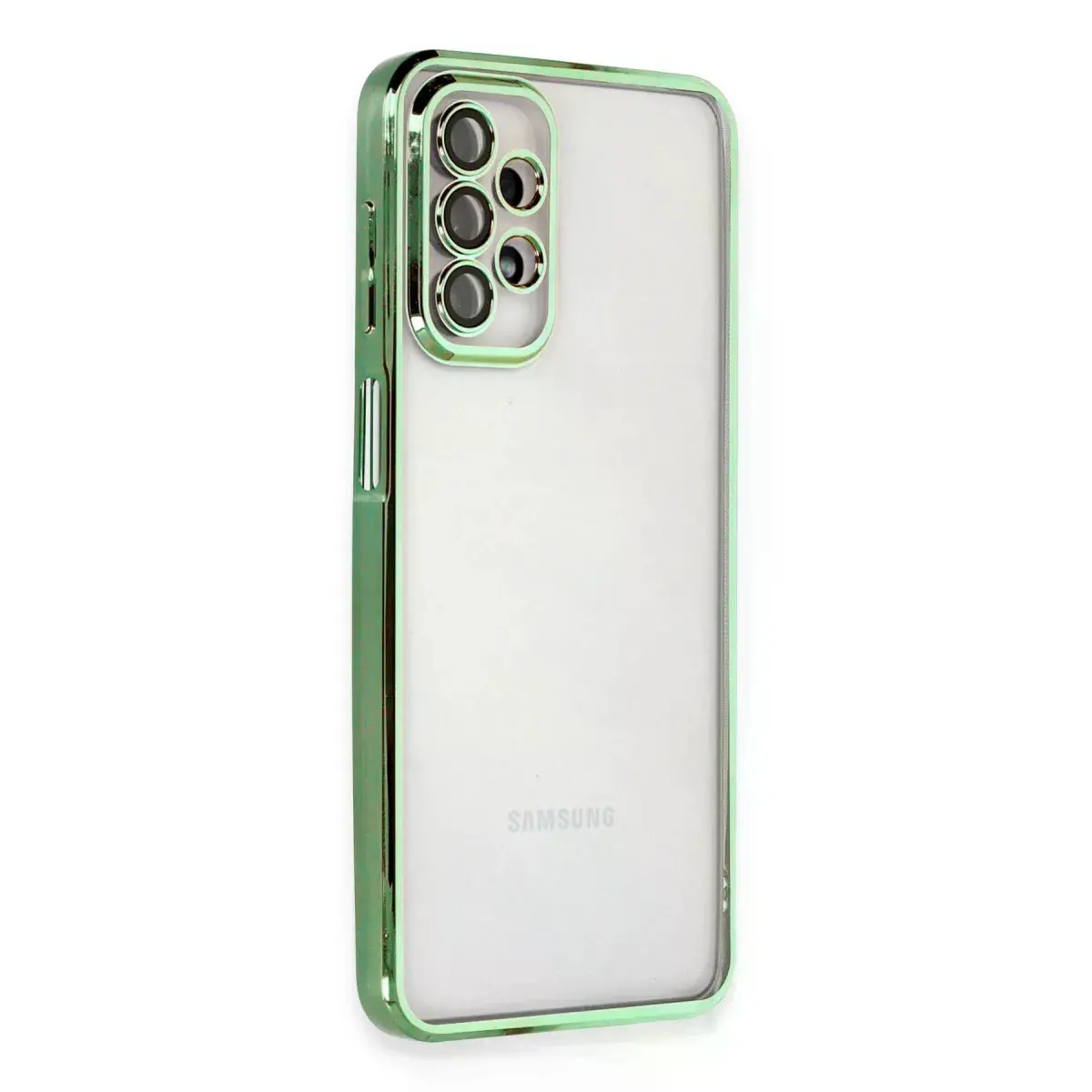 Samsung Galaxy A23 4g Kılıf Razer Lensli Silikon - Yeşil