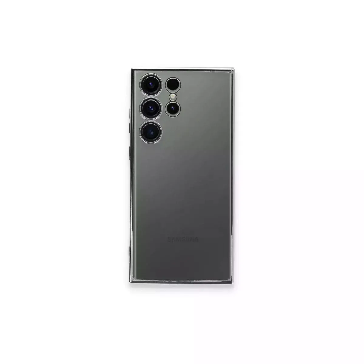 Samsung Galaxy S24 Ultra Kılıf Razer Lensli Silikon - Mor