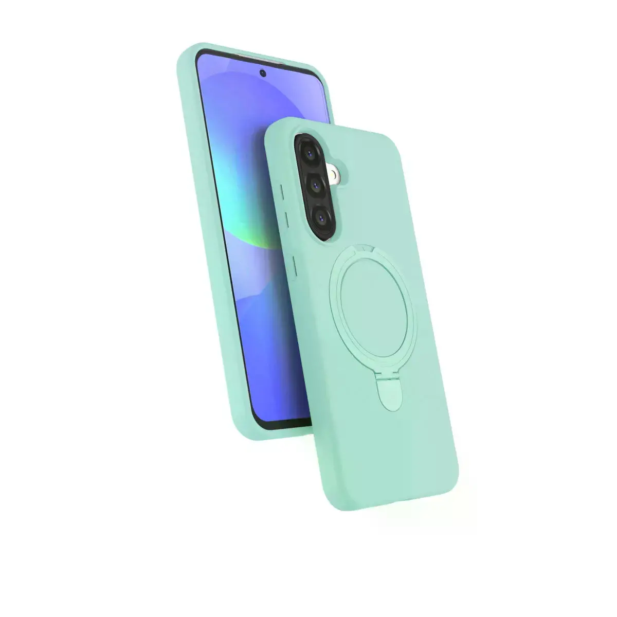 Samsung Galaxy A26 Regal Magsafe Standlı Kapak - Su Yeşili