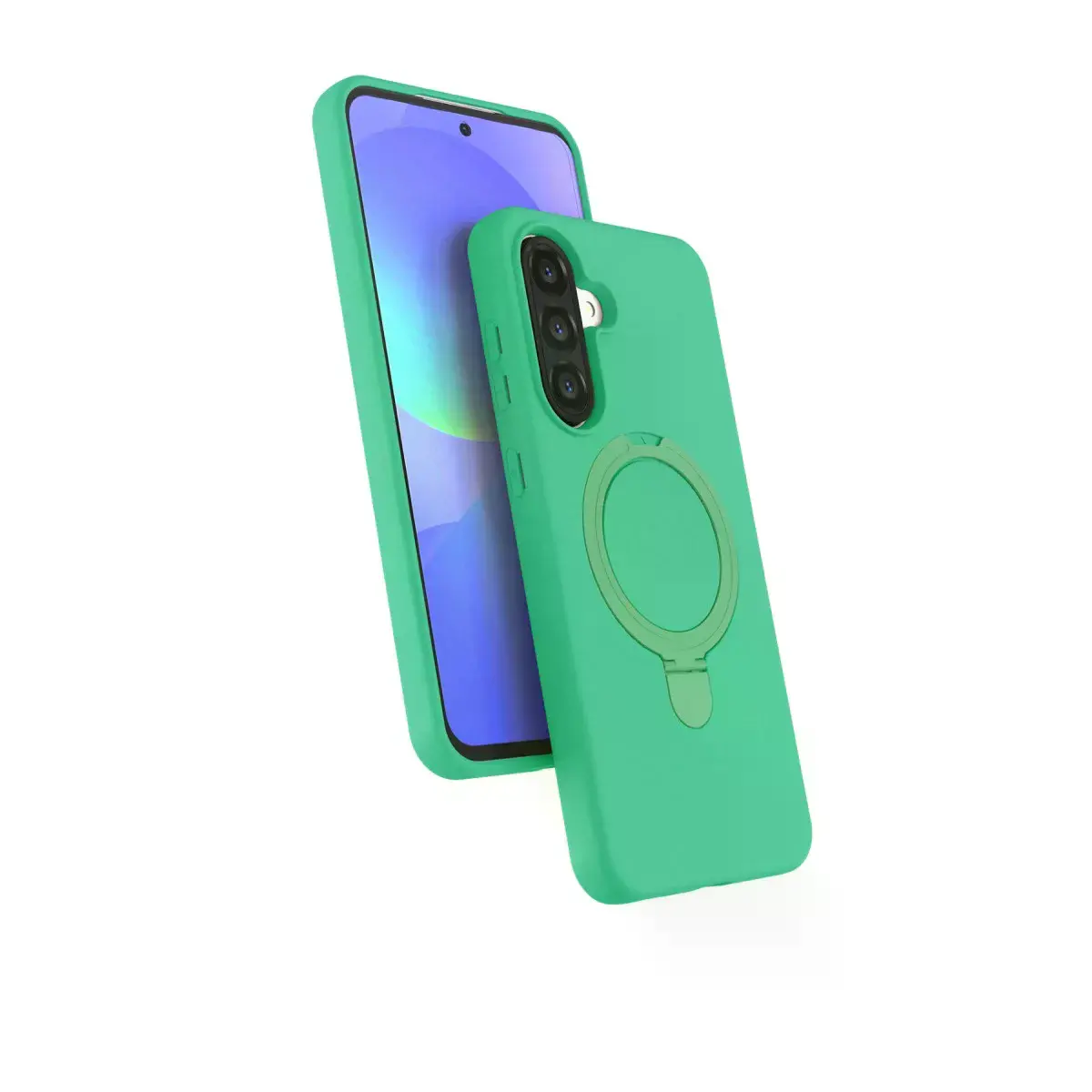 Samsung Galaxy A26 Regal Magsafe Standlı Kapak - Yeşil