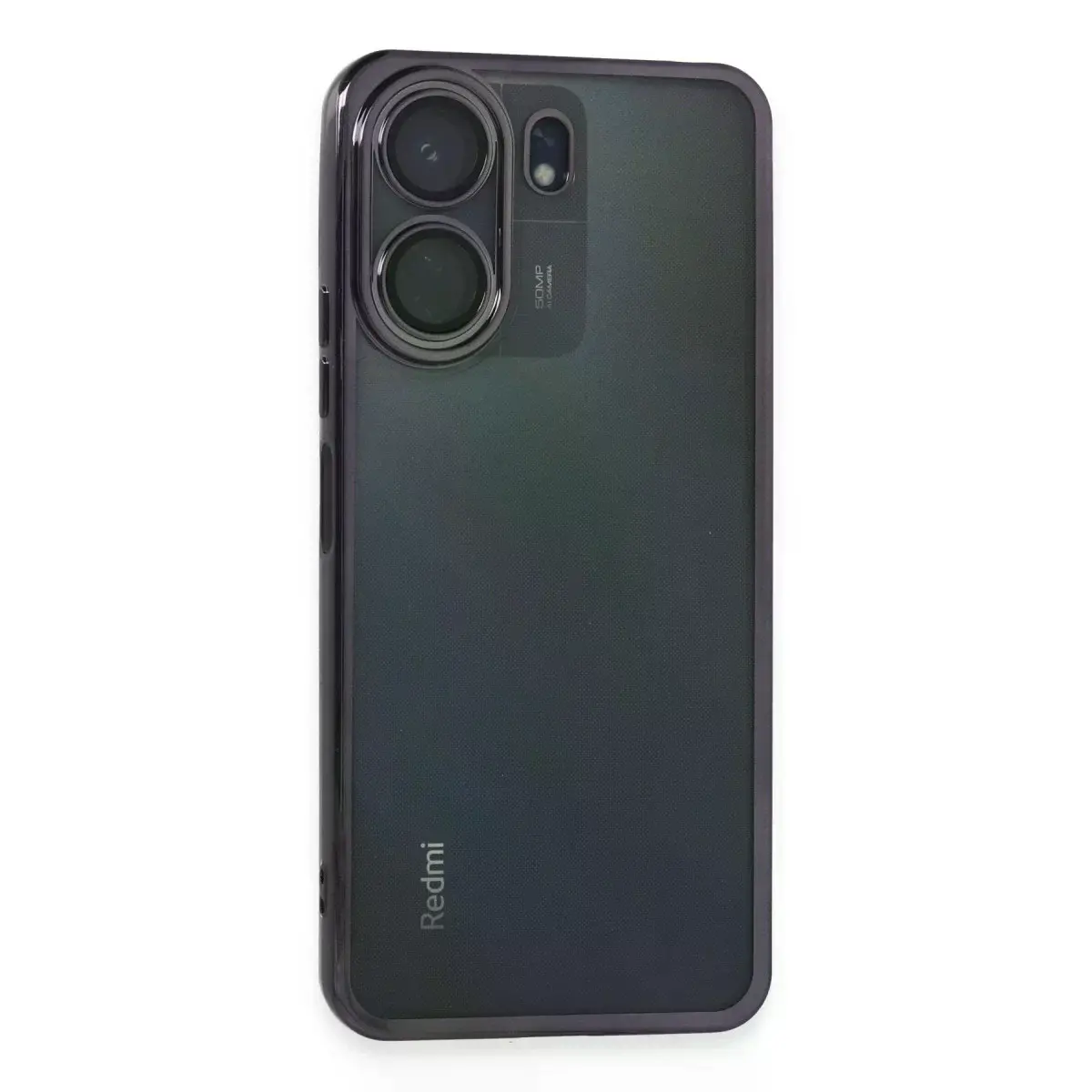 Xiaomi Redmi 13c Kılıf Razer Lensli Silikon - Mor