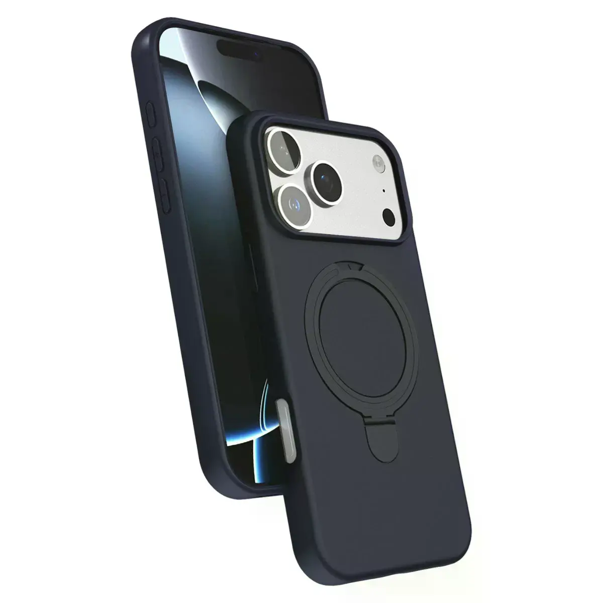 İphone 17 Pro Regal Magsafe Standlı Kapak - Lacivert