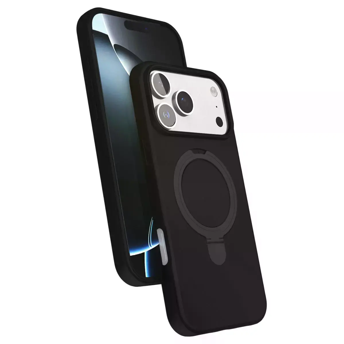 İphone 17 Pro Max Regal Magsafe Standlı Kapak - Siyah