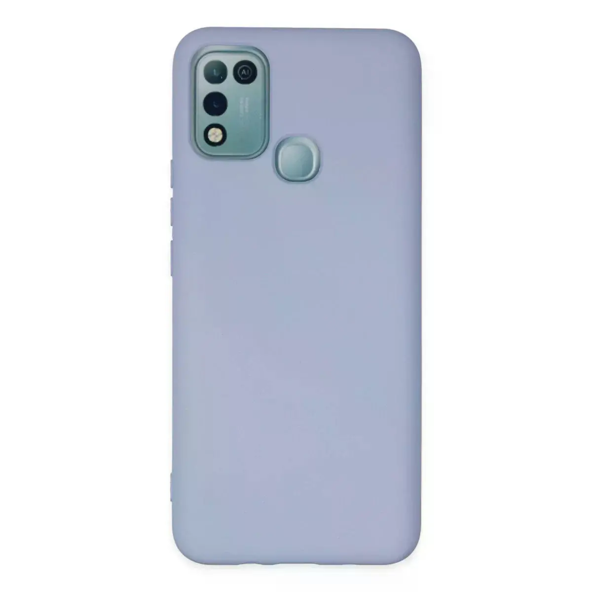 İnfinix Hot 10 Play Kılıf Nano İçi Kadife Silikon - Lila