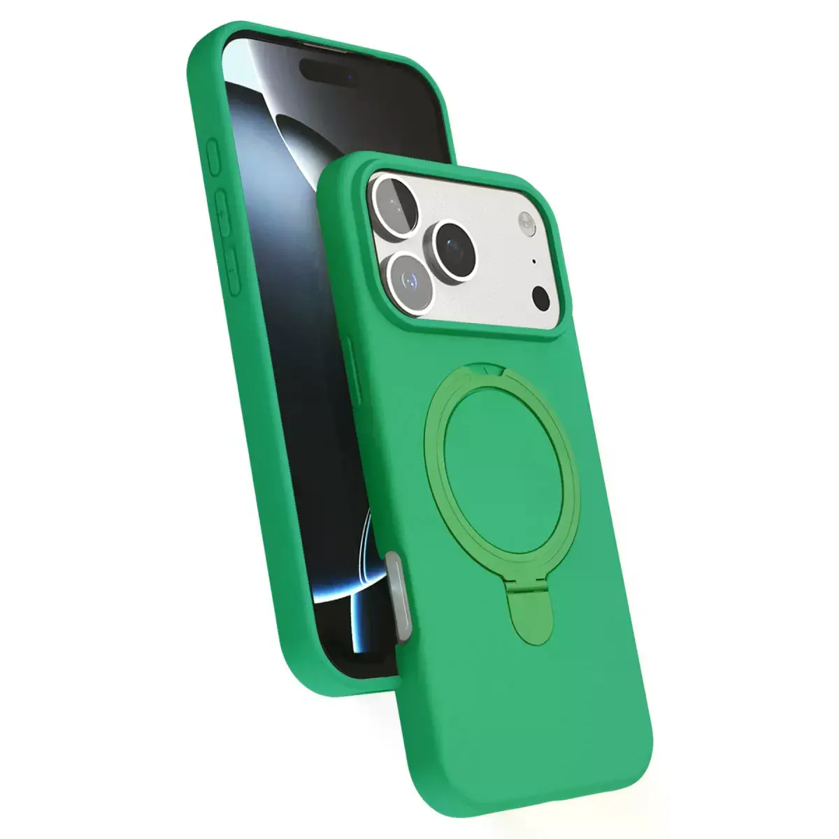 İphone 17 Pro Max Regal Magsafe Standlı Kapak - Yeşil