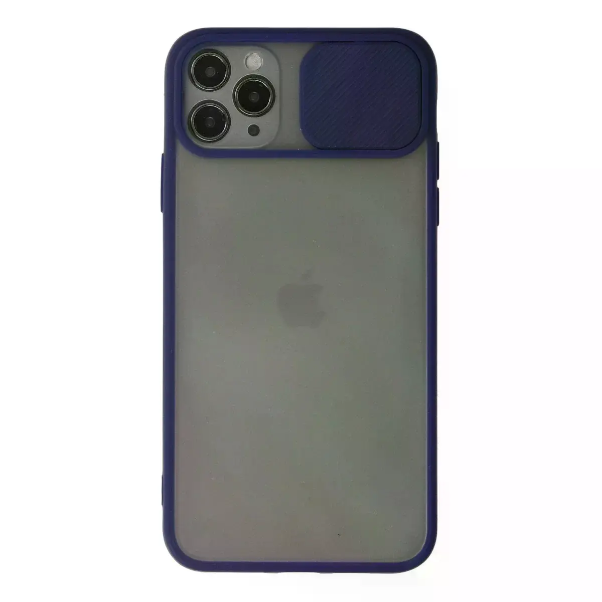 İphone 11 Pro Kılıf Palm Buzlu Kamera Sürgülü Silikon - Lacivert