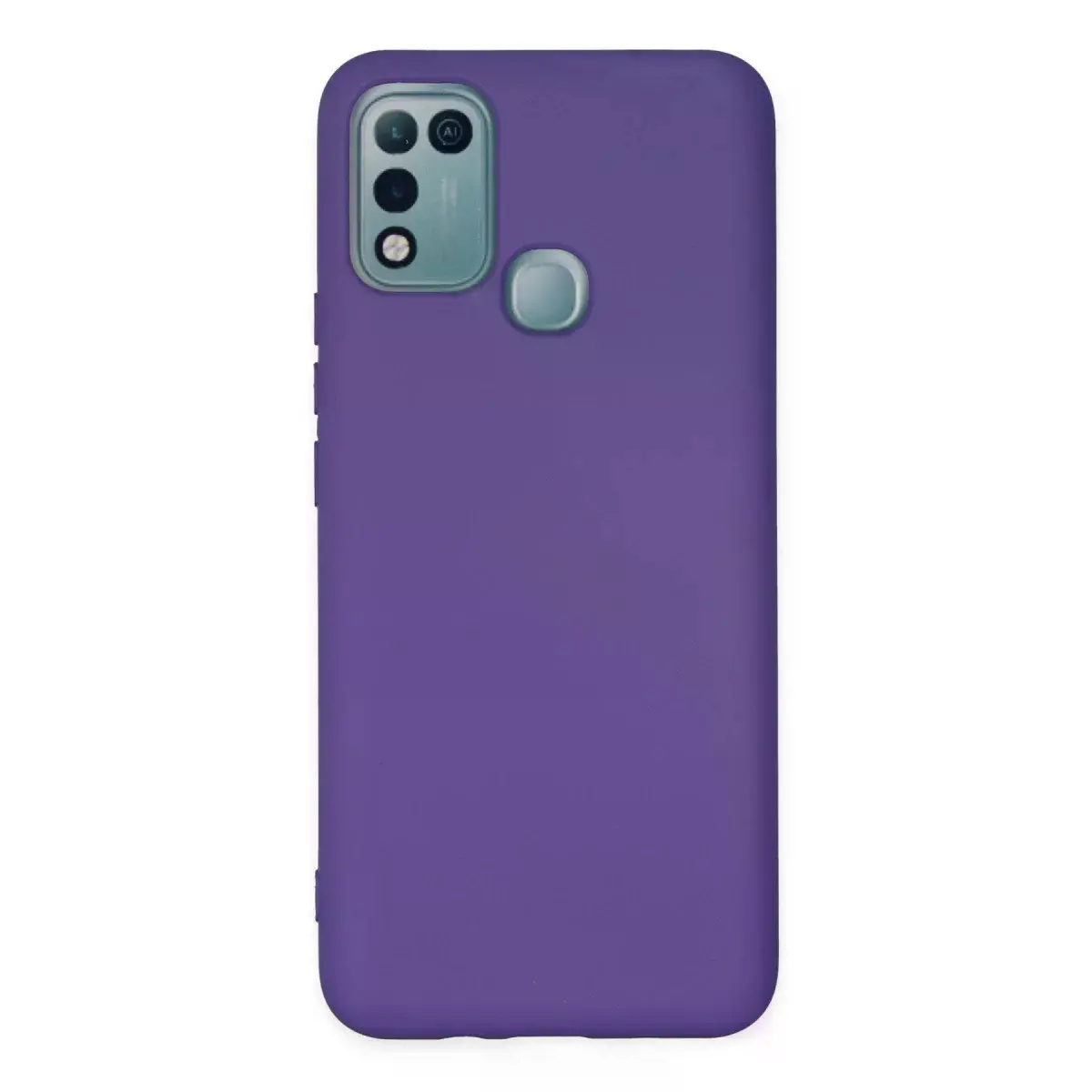 İnfinix Hot 10 Play Kılıf Nano İçi Kadife Silikon - Mor