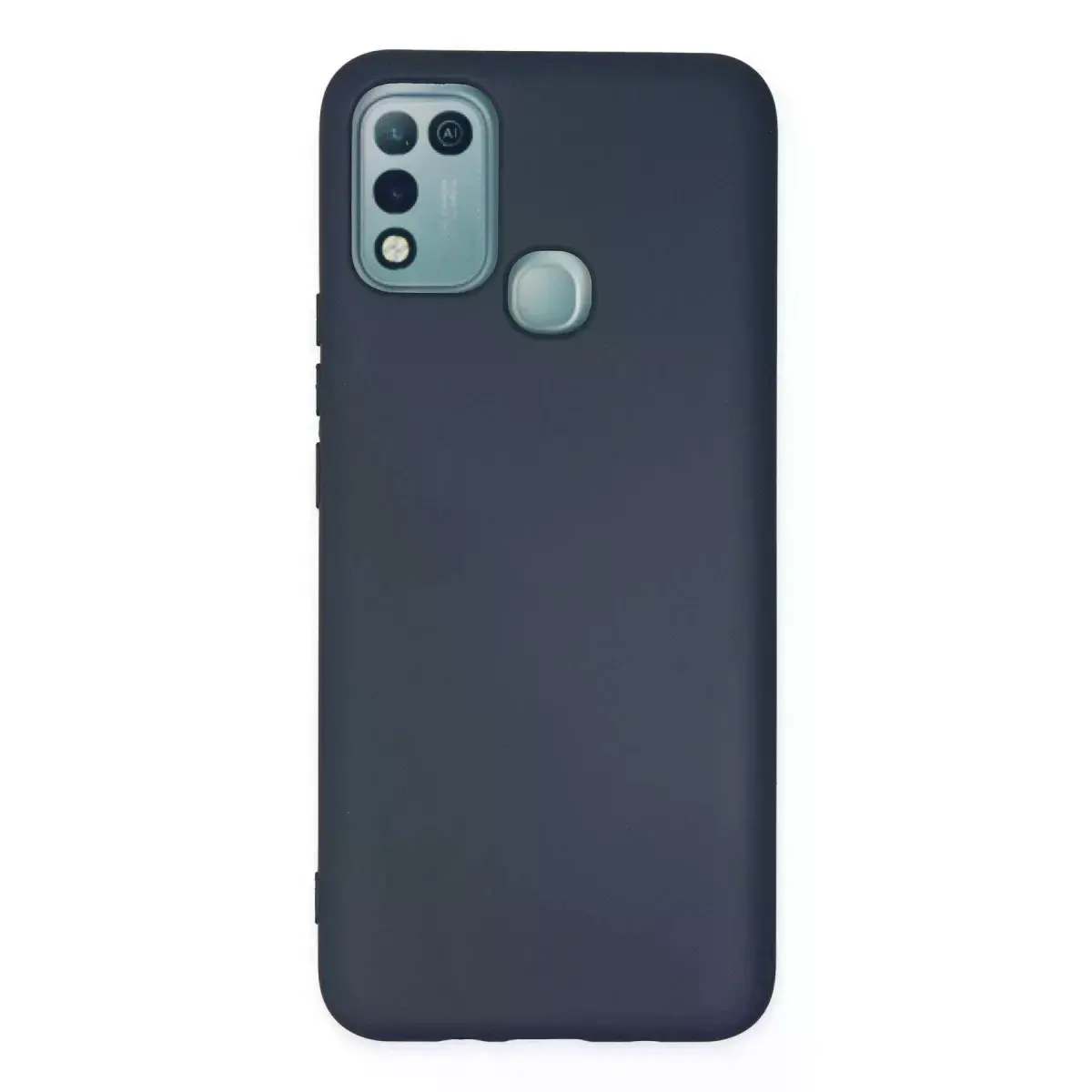 İnfinix Hot 10 Play Kılıf Nano İçi Kadife Silikon - Lacivert