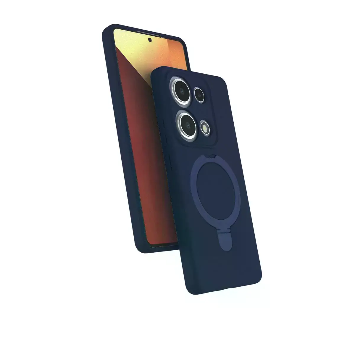 Xiaomi Redmi Note 13 Pro 4g Regal Magsafe Standlı Kapak - Lacivert