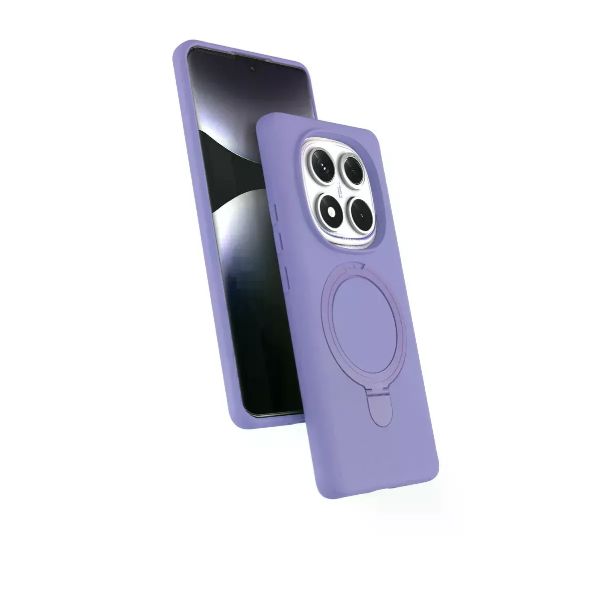 Xiaomi Redmi Note 14 Pro 4g Regal Magsafe Standlı Kapak - Lila