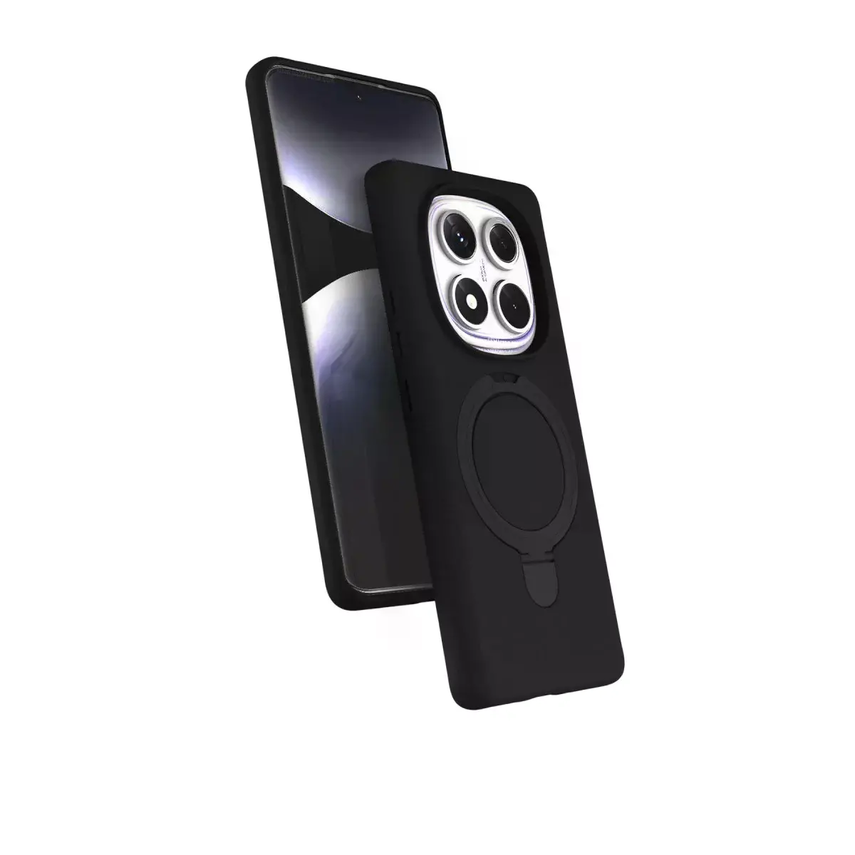 Xiaomi Redmi Note 14 Pro 4g Regal Magsafe Standlı Kapak - Siyah
