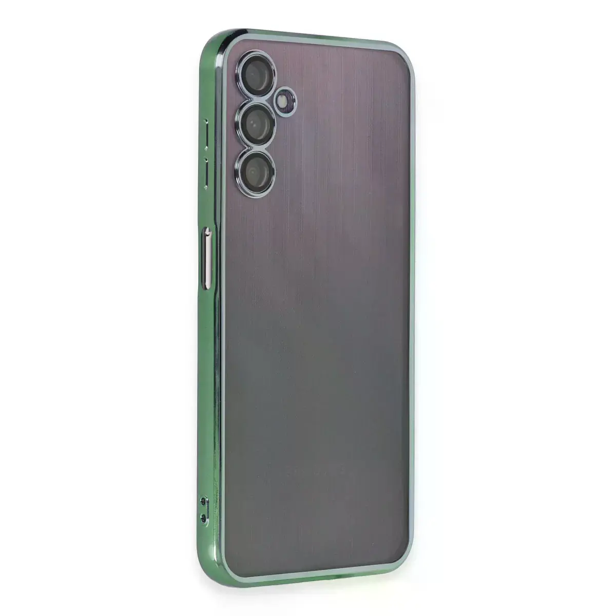 Samsung Galaxy A14 4g Kılıf Razer Lensli Silikon - Yeşil