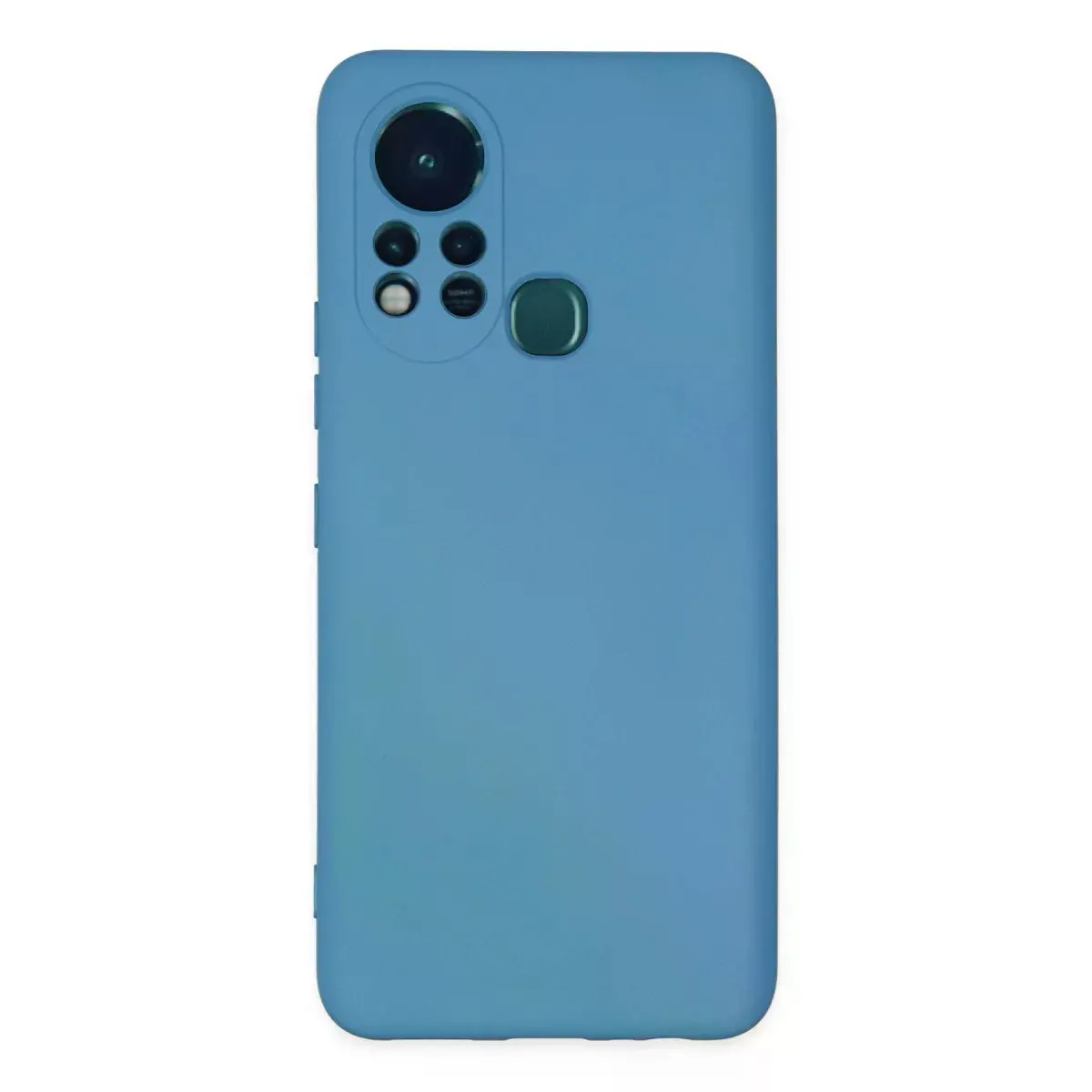 İnfinix Hot 11s Kılıf Nano İçi Kadife Silikon - Mavi