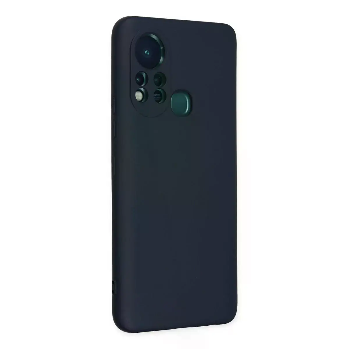 İnfinix Hot 11s Kılıf Nano İçi Kadife Silikon - Lacivert