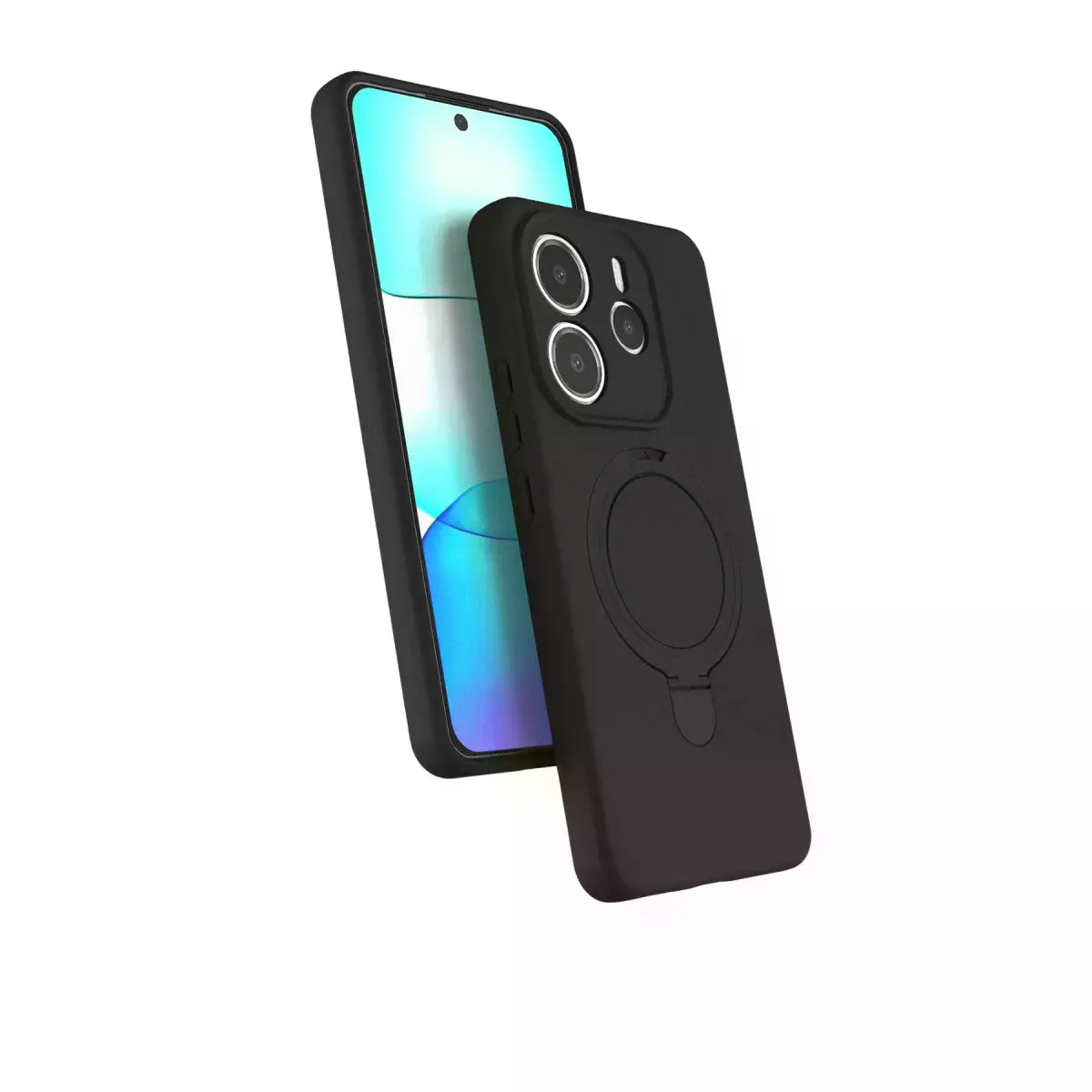 Xiaomi Redmi Note 14 4g Regal Magsafe Standlı Kapak - Siyah