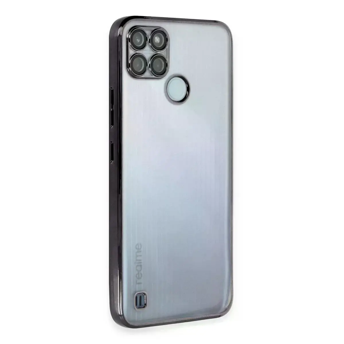Realme C25y Kılıf Razer Lensli Silikon - Siyah