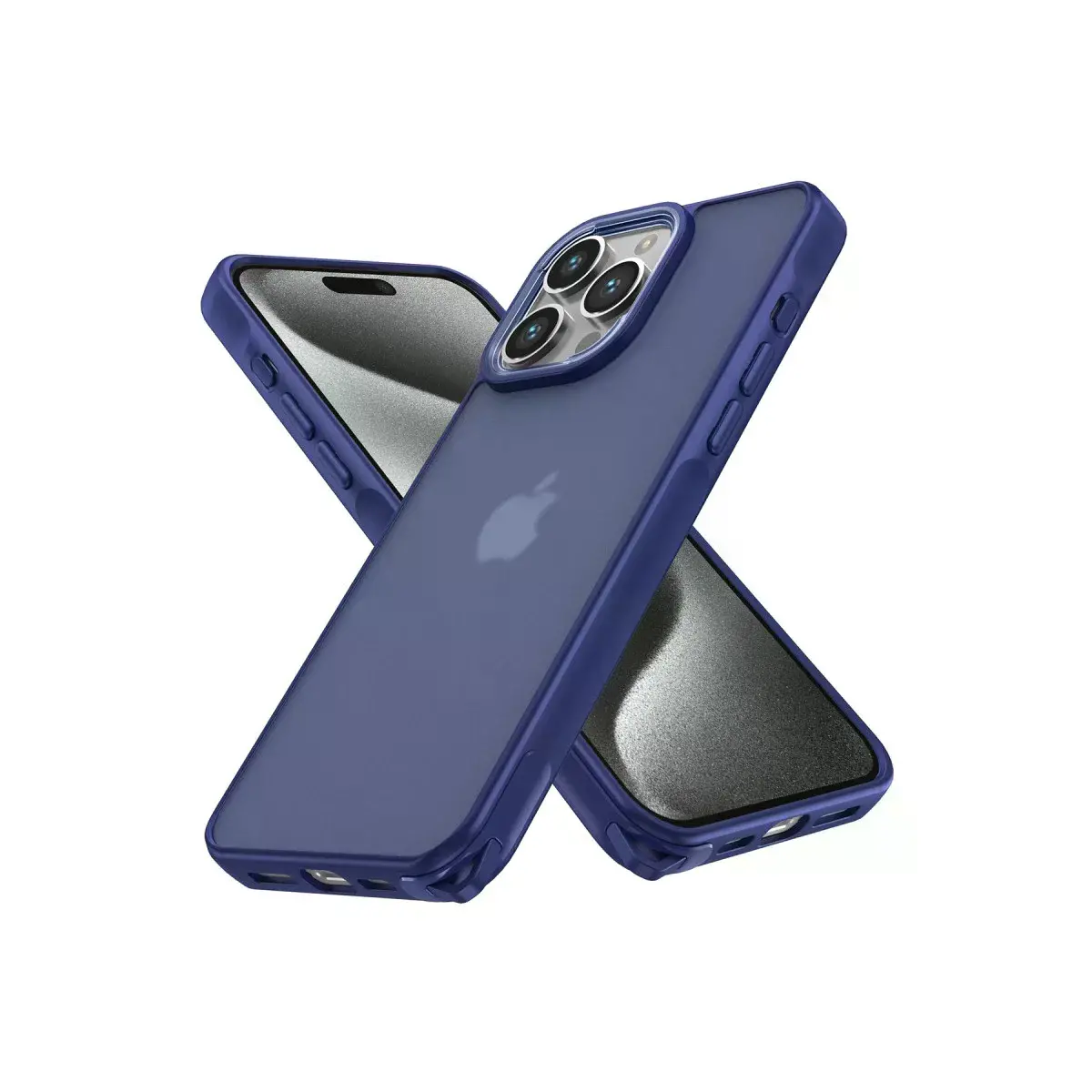 İphone 14 Pro Kılıf Elegant Kapak - Lacivert