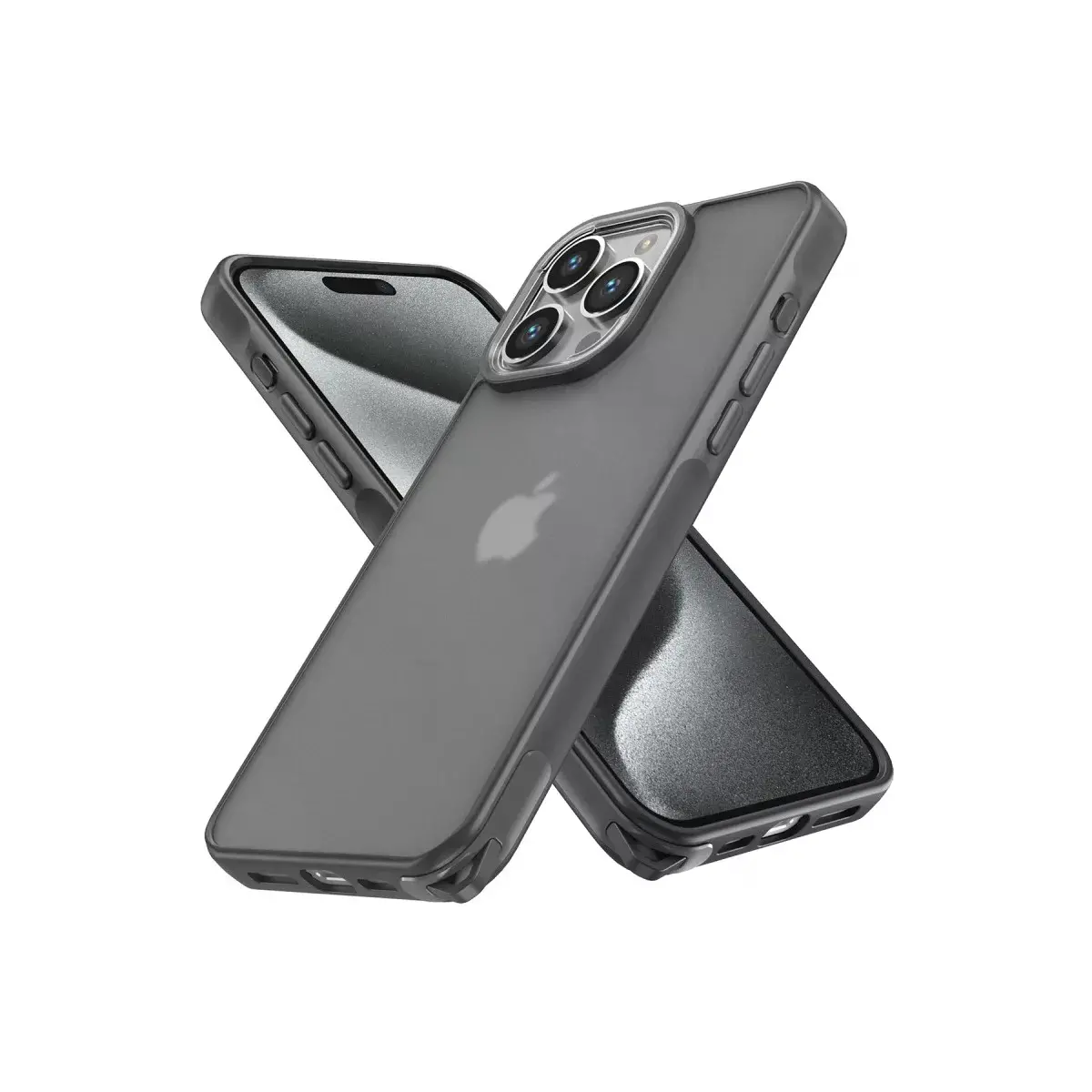 İphone 14 Pro Kılıf Elegant Kapak - Titan Gri