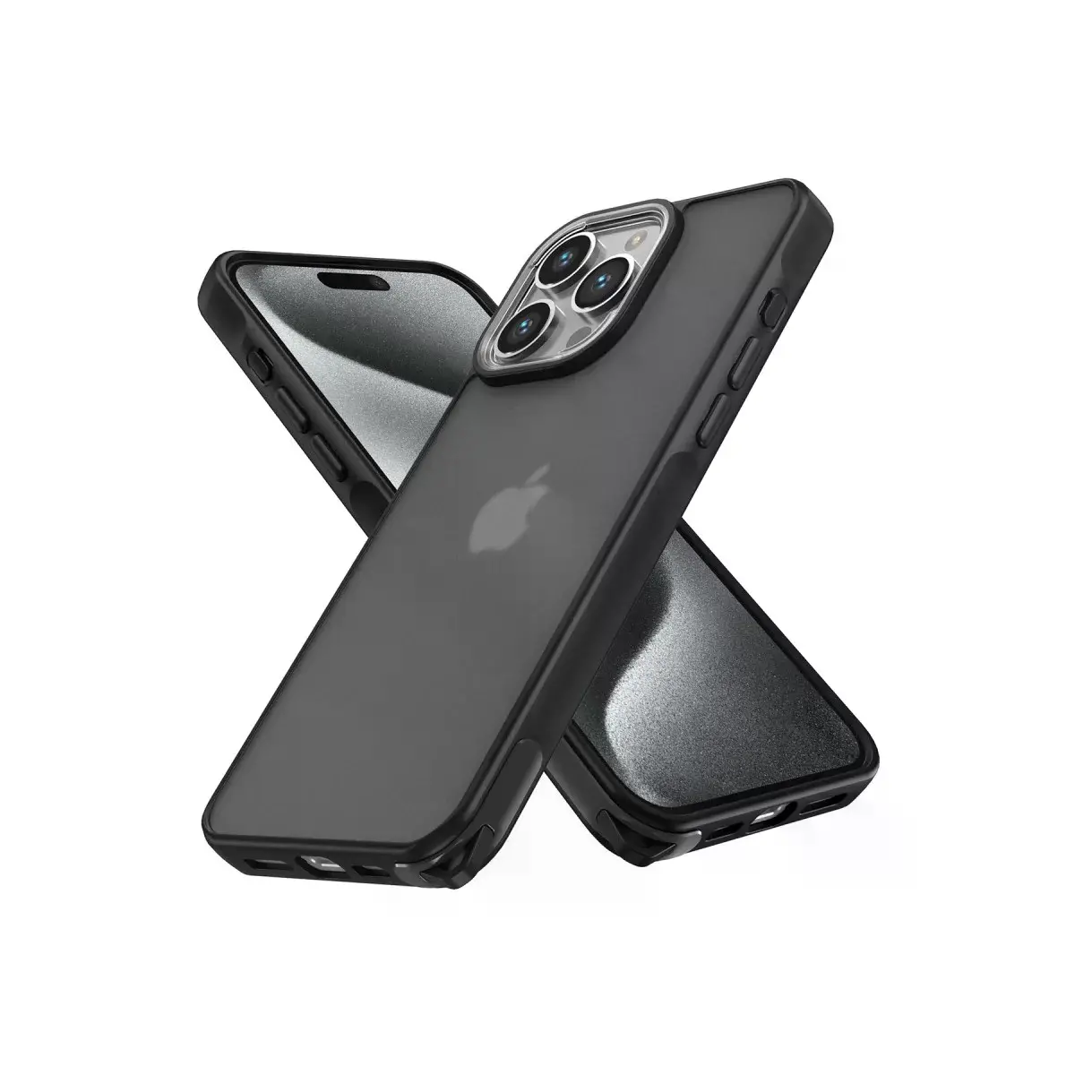 İphone 14 Pro Max Kılıf Elegant Kapak - Siyah