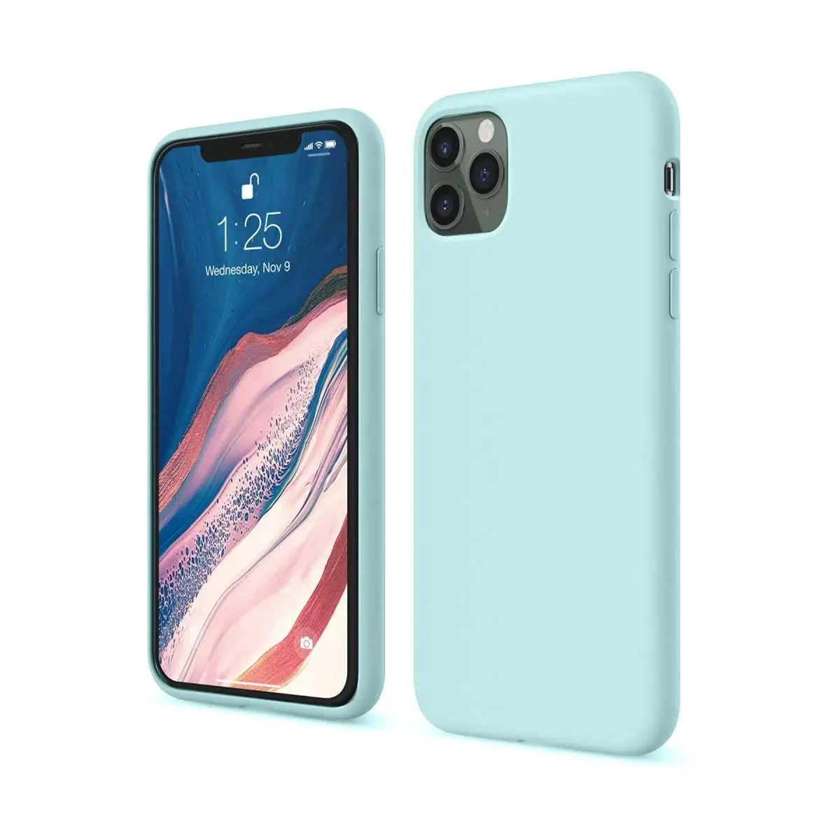 İphone 11 Pro Kılıf First Silikon - Turkuaz