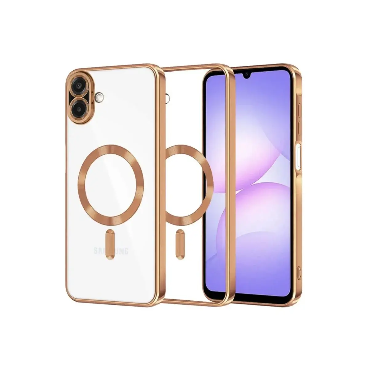Samsung Galaxy A07 4g Kross Magneticsafe Kapak - Çöl Titanyum