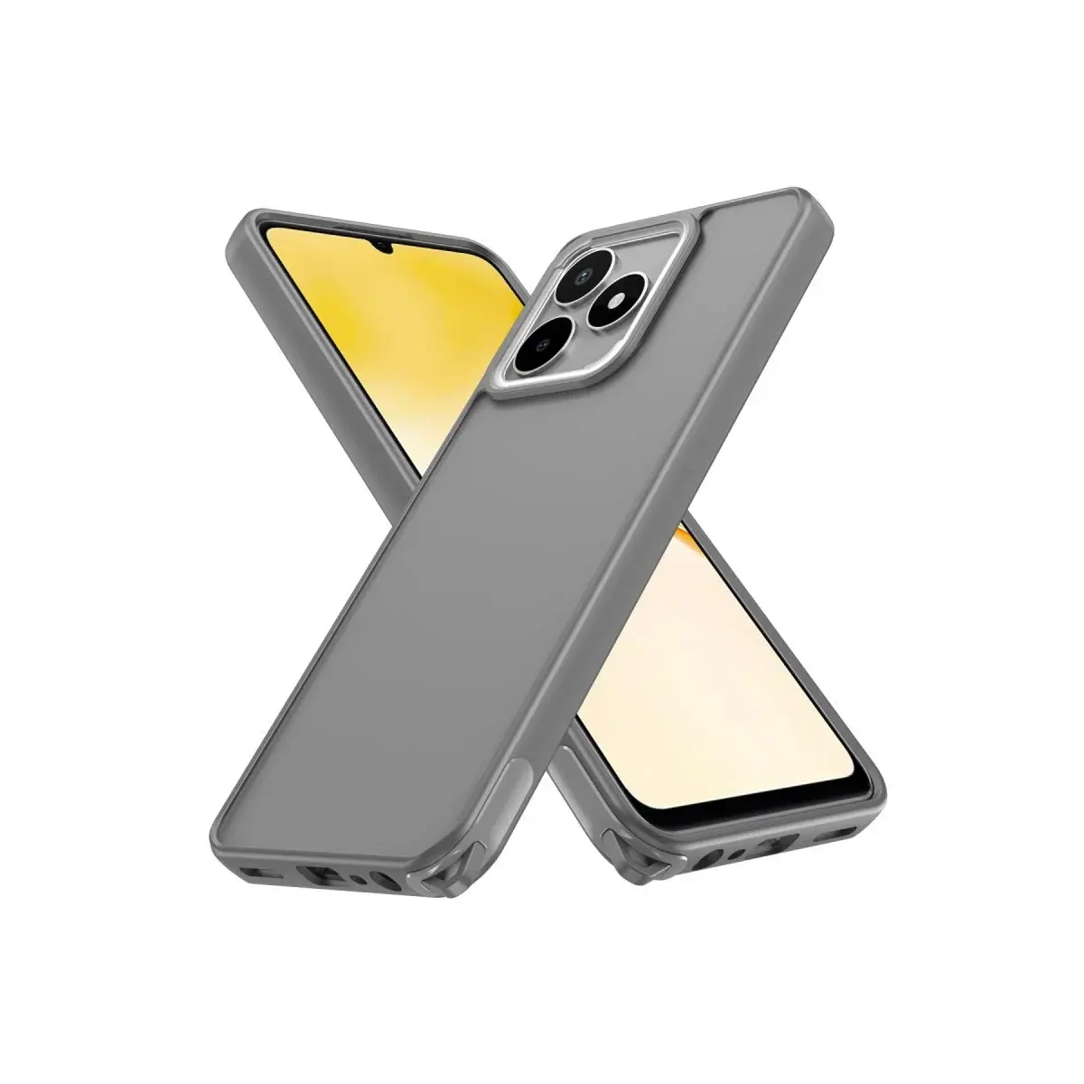 Realme C53 Kılıf Elegant Kapak - Titan Gri