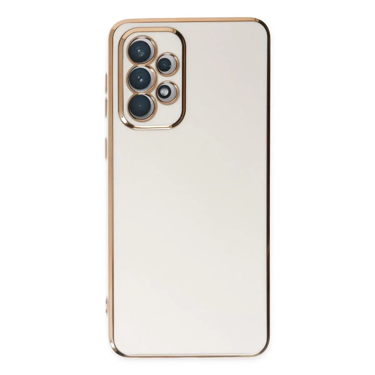 Samsung Galaxy A73 5g Kılıf Volet Silikon - Beyaz