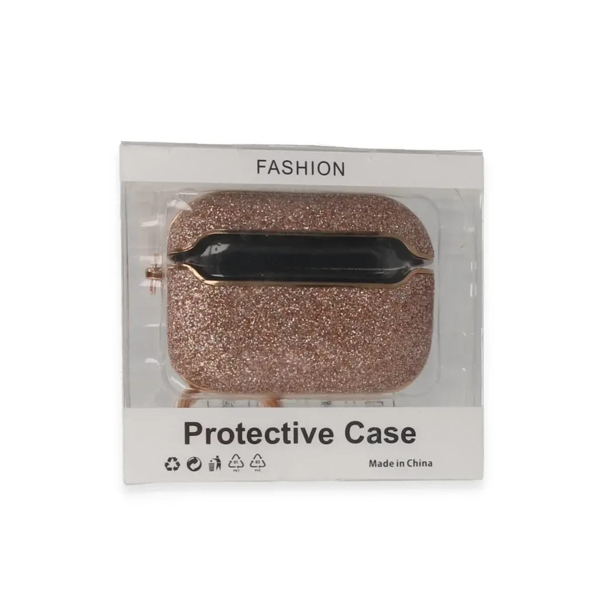 Airpods Pro (1.nesil) Spell Simli Kılıf - Rose Gold