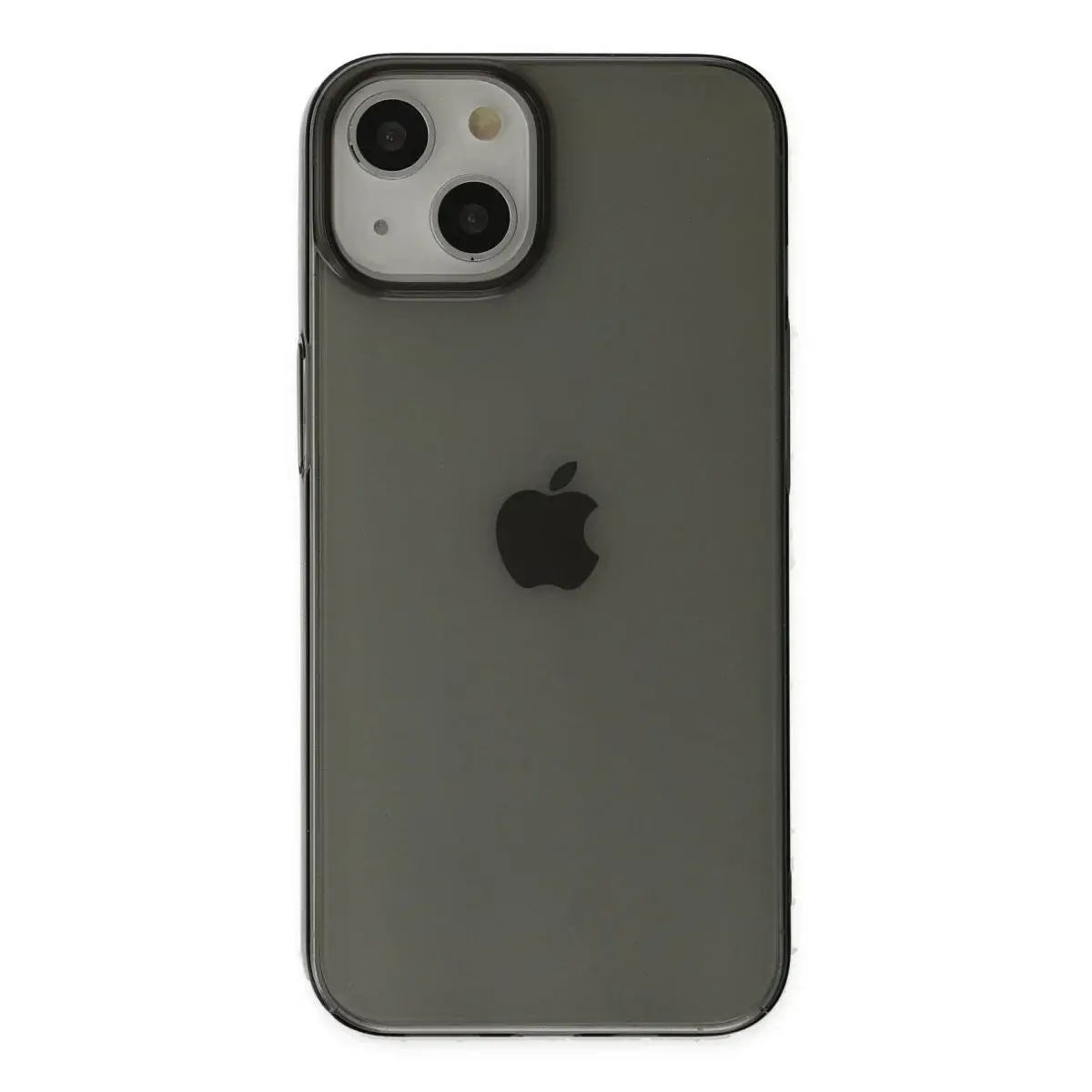İphone 14 Plus Kılıf Pc Sert Şeffaf Kapak - Siyah