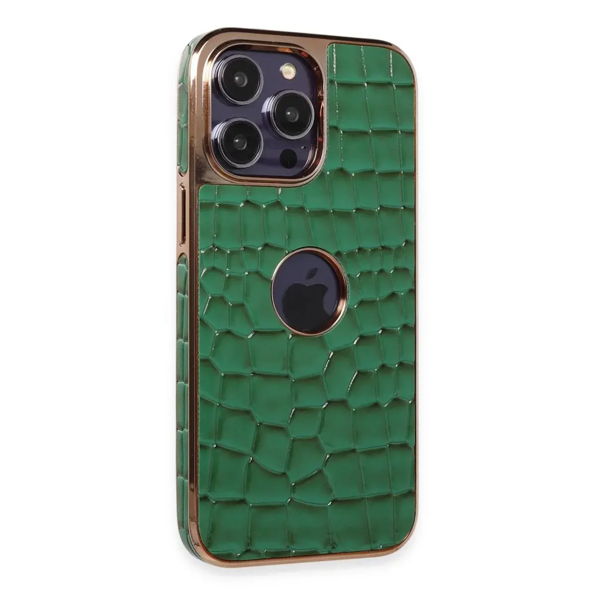 İphone 14 Pro Kılıf Snake Kapak - Koyu Yeşil