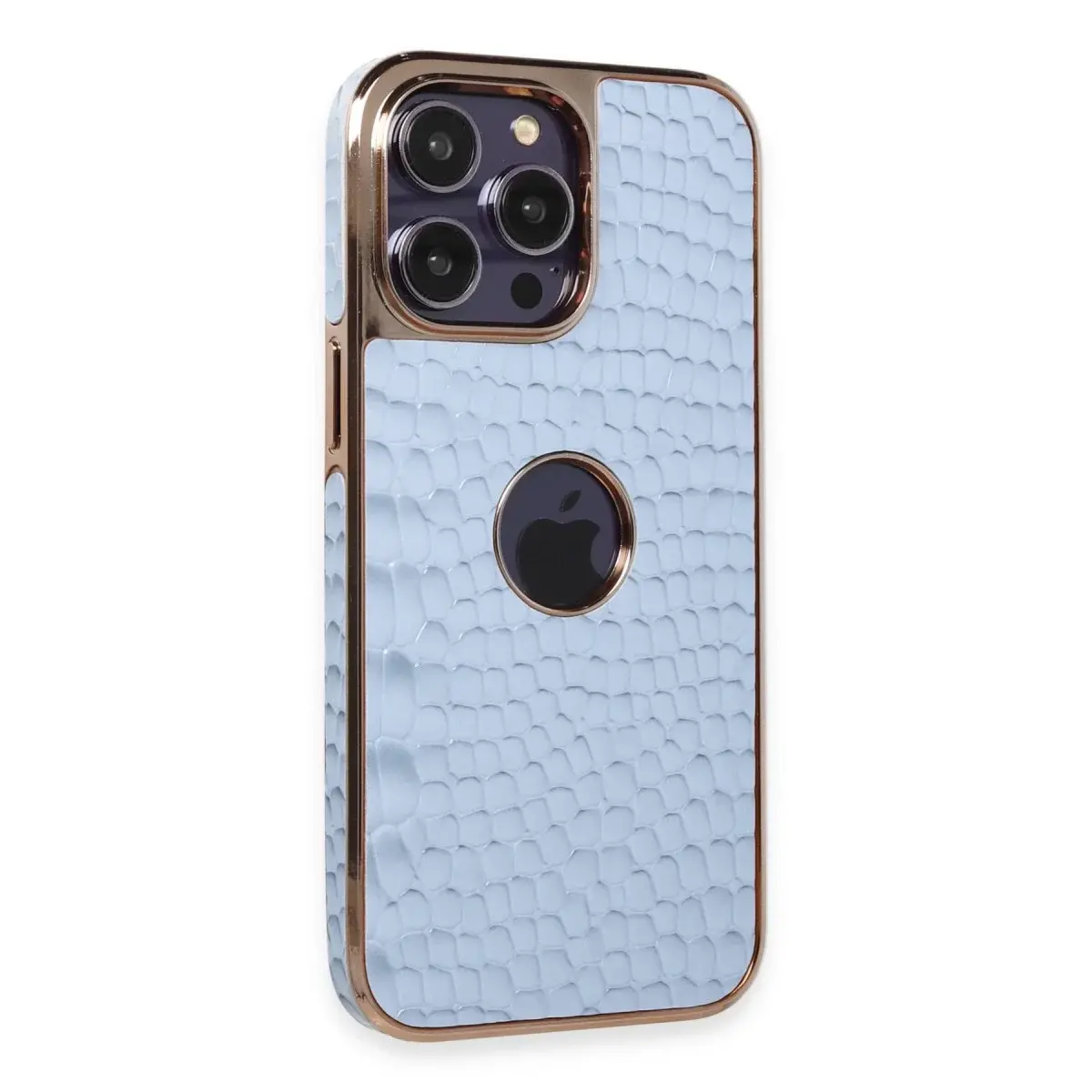 İphone 14 Pro Max Kılıf Snake Kapak - Sierra Blue