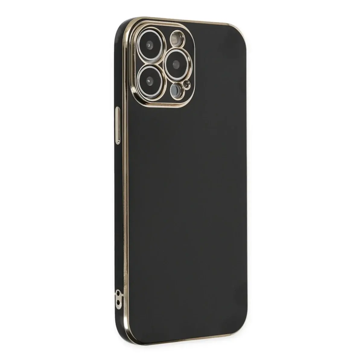 İphone 14 Pro Kılıf Volet Silikon - Siyah