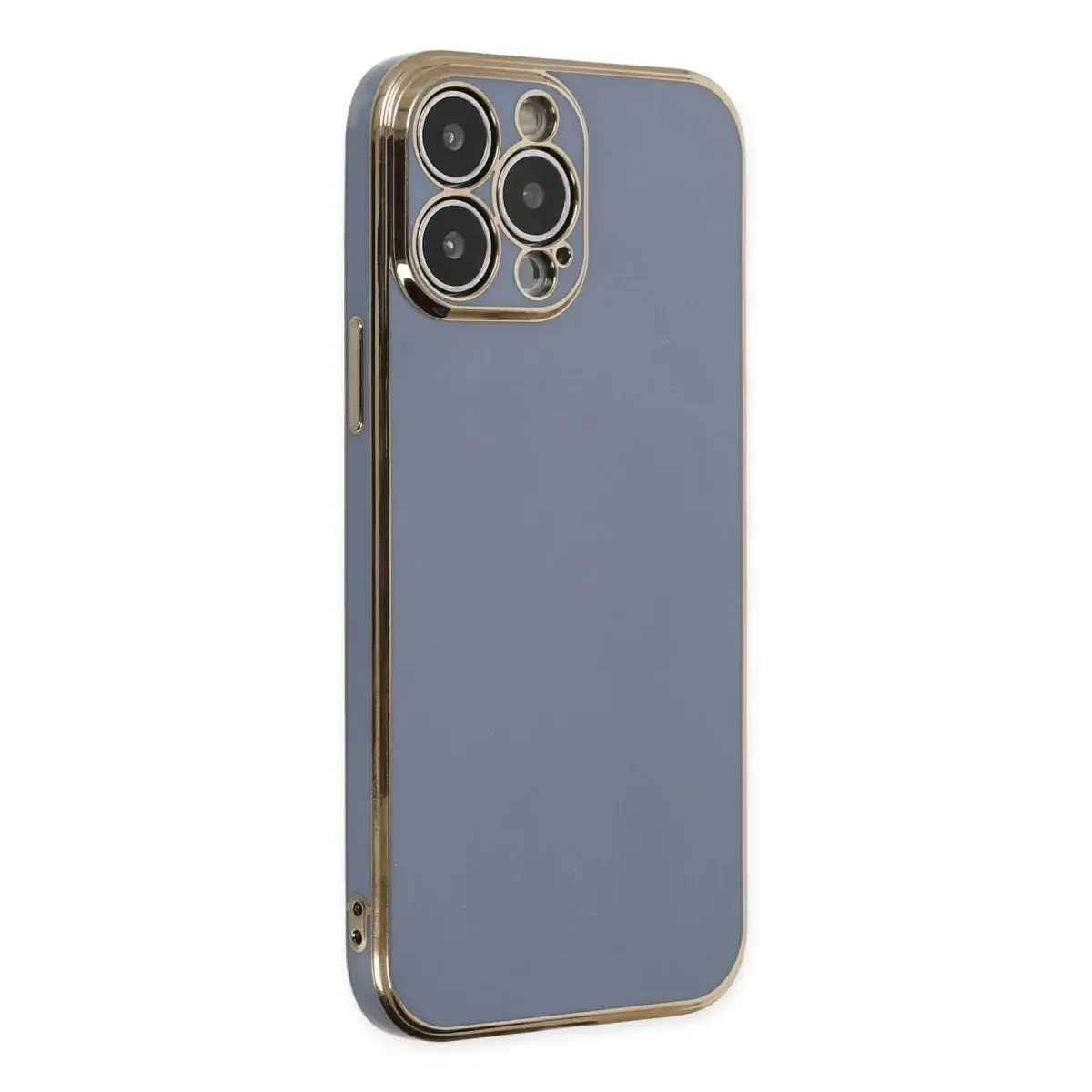 İphone 14 Pro Kılıf Volet Silikon - Mavi