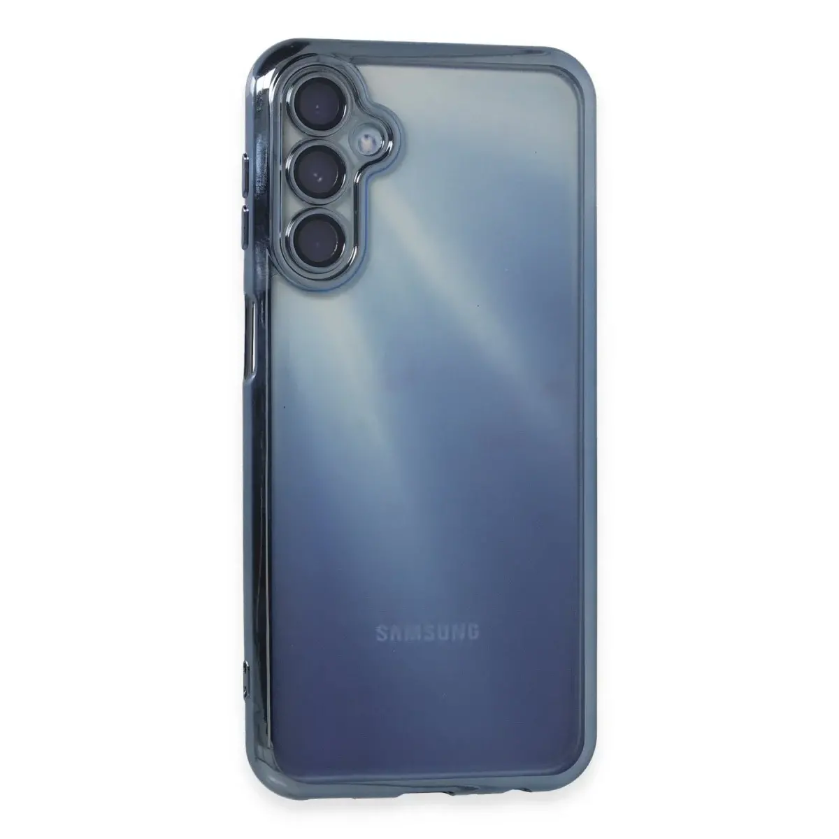 Samsung Galaxy A15 4g Kılıf Razer Lensli Silikon - Açık Mavi