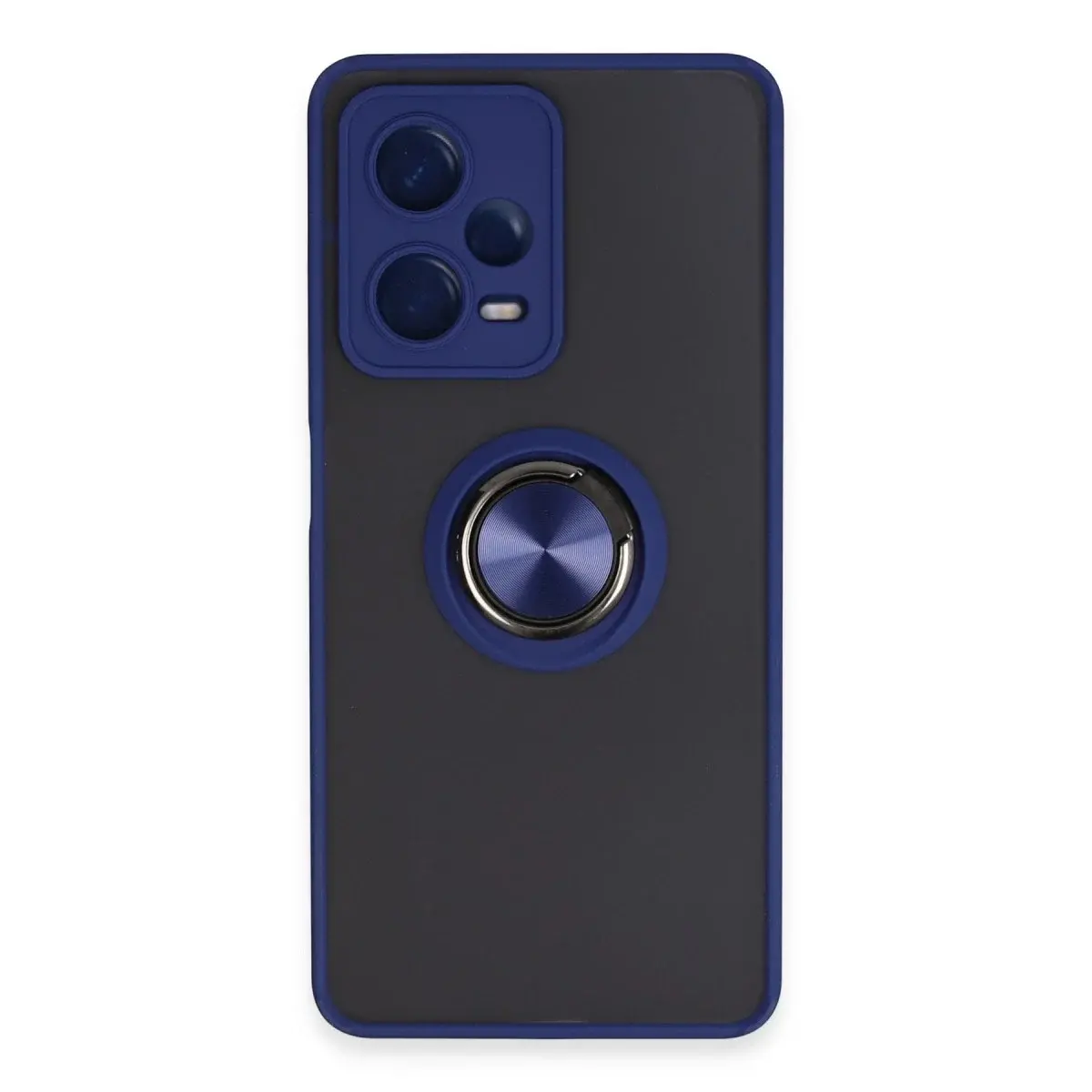 Xiaomi Poco X5 Pro 5g Kılıf Montreal Yüzüklü Silikon Kapak - Lacivert
