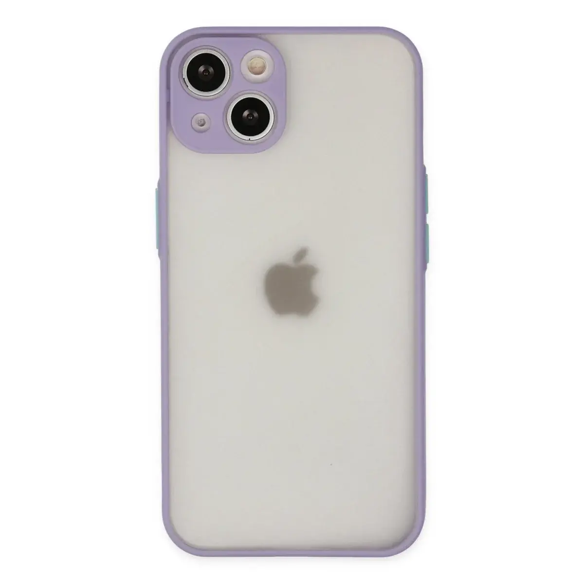 İphone 14 Kılıf Montreal Silikon Kapak - Mor