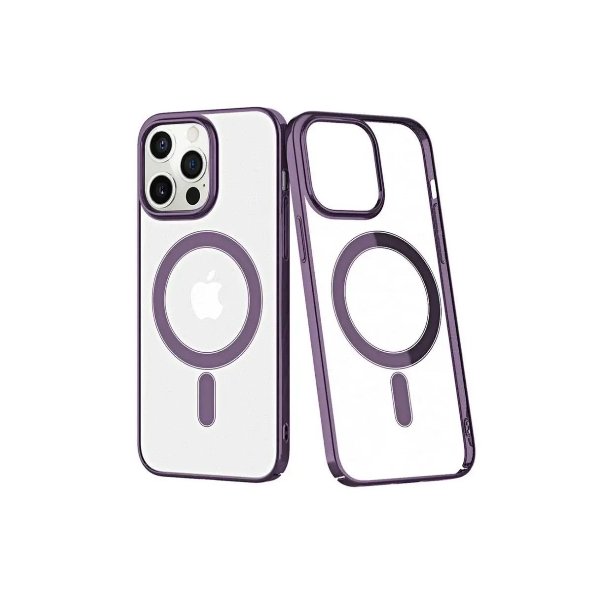İphone 13 Pro Max Kılıf Element Magneticsafe Sert Kapak - Derin Mor