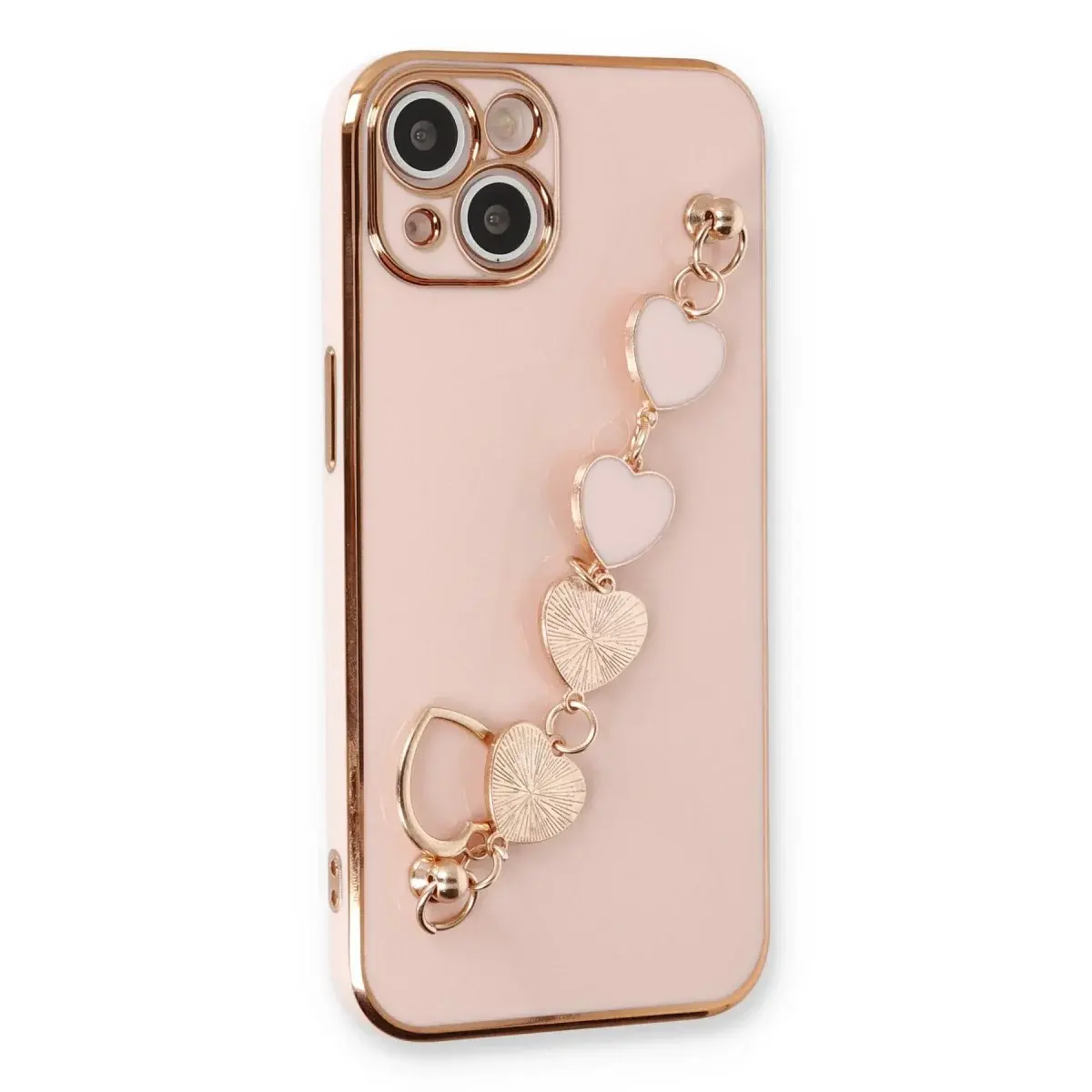 İphone 14 Kılıf Esila Silikon - Pudra