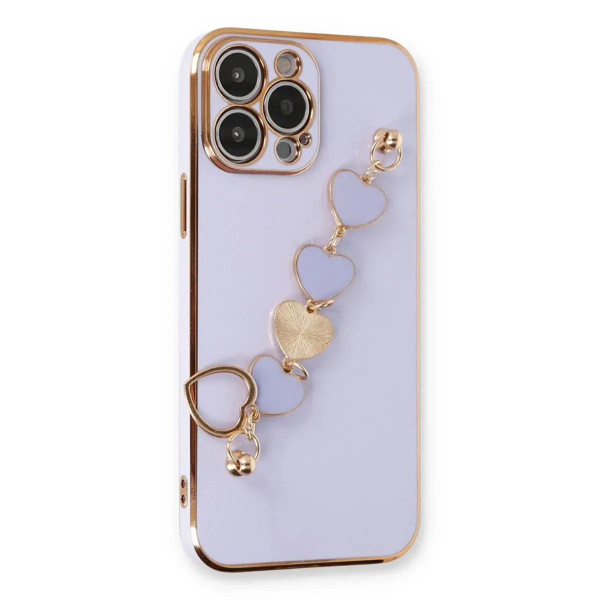 İphone 14 Pro Kılıf Esila Silikon - Lila