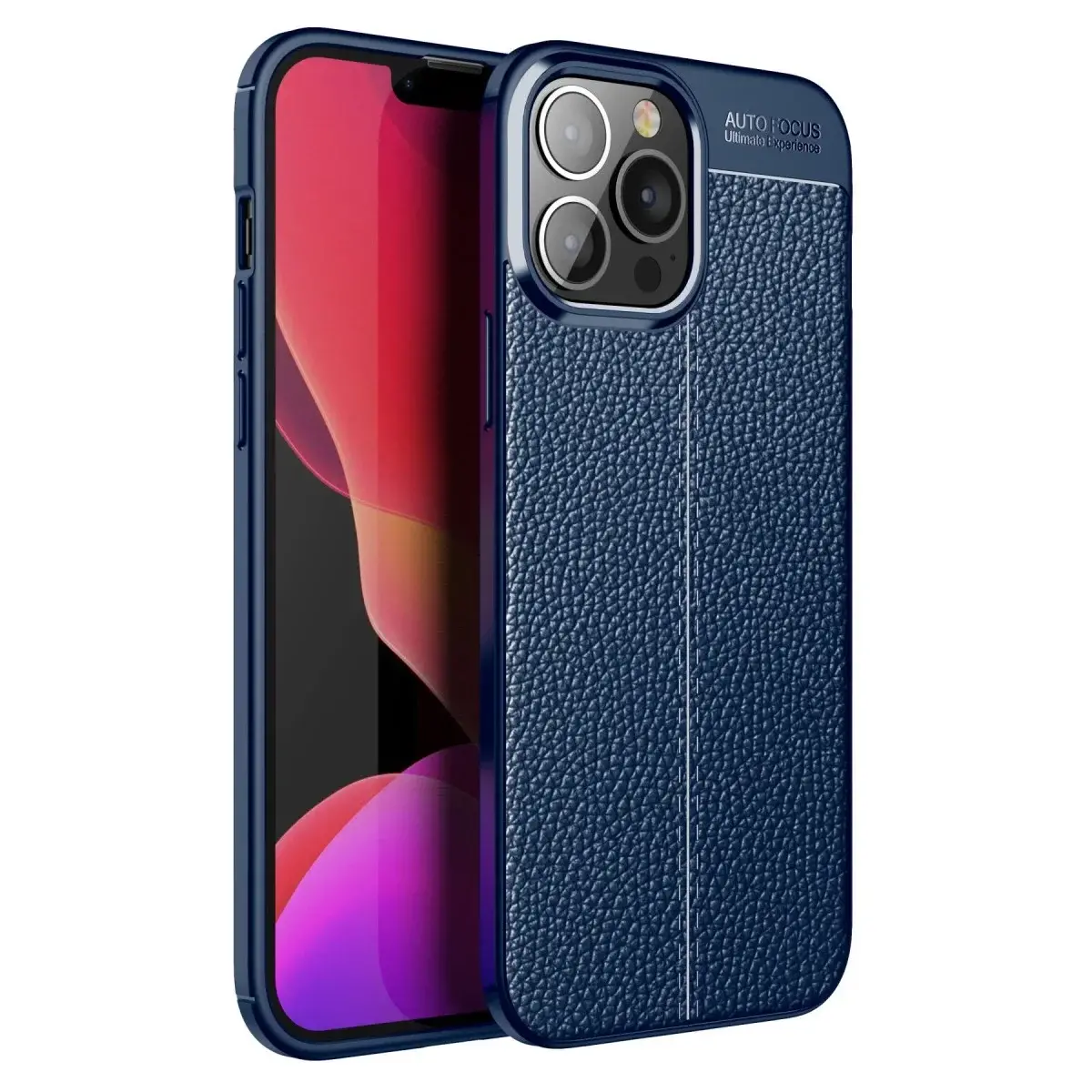 İphone 15 Pro Max Kılıf Auto Focus Kapak - Lacivert