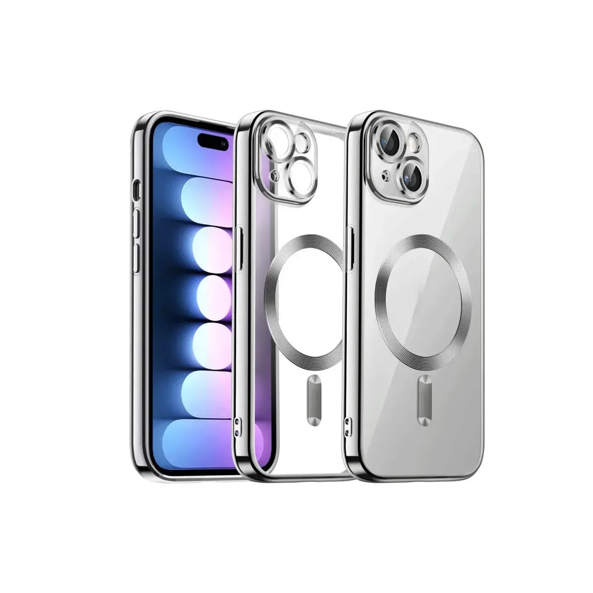 İphone 15 Kılıf Kross Magneticsafe Kapak - Titan Gri