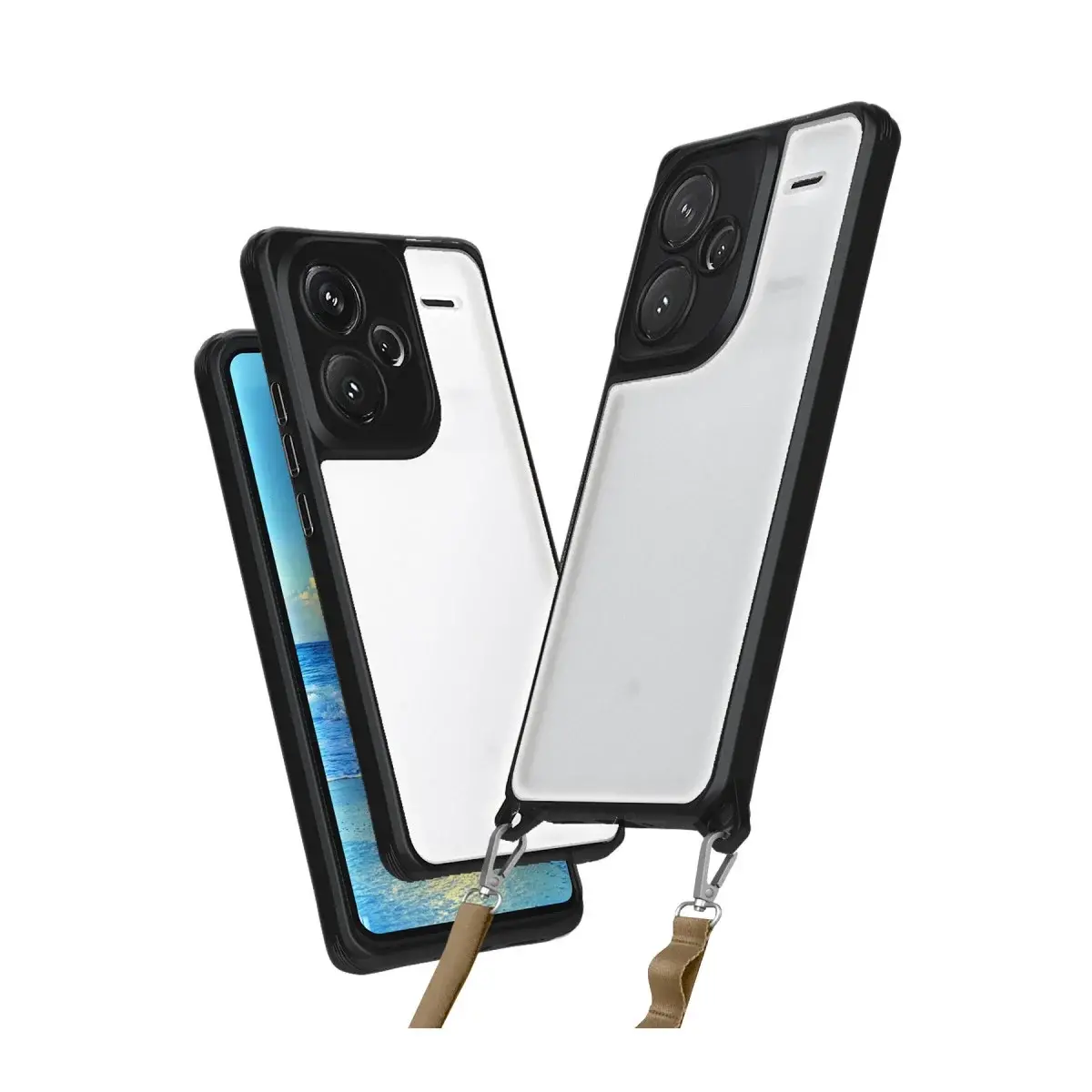 Xiaomi Redmi Note 13 Pro Plus Kılıf Penta Silikon Kılıf - Siyah